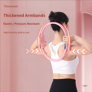 Anneau de Pilates SR Magic <span class=keywords><strong>Circle</strong></span> avec poignées souples, léger, anneau de fitness élastique pour le remodelage des cuisses, des bras et du tronc des femmes, yoga, gym à domicile - Product Image 4