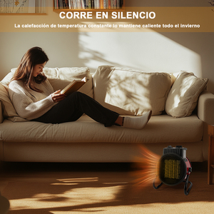 Riscaldatore elettrico, 3 modalità (25W vento freddo/1000W/2000W) con tubo di quarzo riscaldamento rapido, riscaldamento silenzioso per scrivania, ufficio, camera da letto - Product Image 2