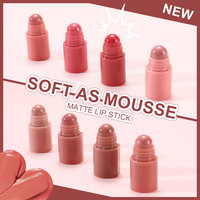 4 en 1 Kit de crayons de rouge à lèvres mat mignon Combo Red Lip Tint Velvet Sexy Moisturizing Lipstick Pen Waterproof Lasting Lip Makeup