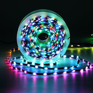 Giáng sinh kỳ nghỉ <span class=keywords><strong>LED</strong></span> ánh sáng pixel <span class=keywords><strong>Led</strong></span> RGB ws2811 chuỗi đèn DIY cuttable lập trình đầy đủ màu sắc DC12V 3pin chuỗi đèn - Product Image 5