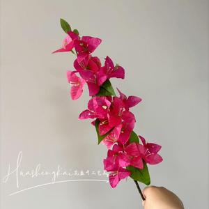 Artificial Bougainvillea Single Branch <b>Silk</b> <b>Flower</b> High Simulation Wedding Decoration - Product Image 3