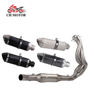 Sistema de Escape Completo, Sensor de Silenciador, Tubo de Conexión Delantero Medio para ER6N Versys 650 <span class=keywords><strong>Z650</strong></span> Ninja 650 <span class=keywords><strong>2023</strong></span> a 2025 - Product Image 1