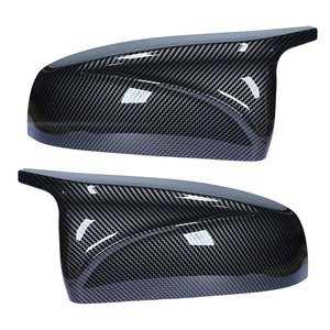 Autozubehör Wassertransferdruck Spiegelkappe für BMW X5 X6 2007-2013 Schwarzes Seitenspiegelgehäuse - Product Image 1