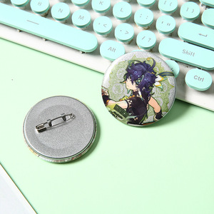 เข็มกลัดโลหะสั่งทำ Yu Yue ลายตัวละครอนิเมะ แบบติดผีเสื้อ ของขวัญส่วนตัว - Product Image 2