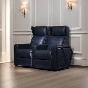 Ensemble de canapés 3/2/1 <span class=keywords><strong>en</strong></span> cuir multifonctionnel moderne de première classe, sièges de cinéma, chaise de cinéma - Product Image 1