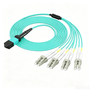 Câble de raccordement MPO-MPO/LC en fibre optique OM3/OM4, longueur personnalisable, 8, 12, 24 cœurs, 3m, <span class=keywords><strong>5m</strong></span> - Product Image 1
