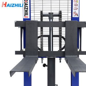 Haizhili, precio barato, apilador hidráulico Manual, elevador de horquilla manual, de 2 toneladas de carga automática apilador, equipo de almacén - Product Image 6