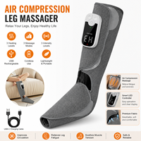Nouvelles bottes de massage pour les jambes et les pieds à compression d'air, système de compression rechargeable pour les jambes, pour la récupération sportive, la remise en forme et la relaxation
