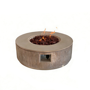Outdoor Gas <b>Fire</b> Bowl Propane <b>Fire</b> <b>Pit</b> with 50000 BTU Eco-Friendly Design and Glass Beads - Product Image 4