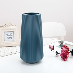 Fleid Contemporary Floor Vase-Lightweight Durable Polyethylene Eco-Friendly Reusable Fade Resistant Unbreakable Wide Mouth - Product Image 6