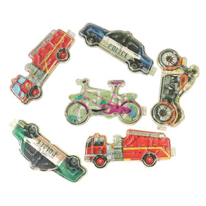 Juguete laberinto de bolas de equilibrio con temática de coches, diseño de vehículos de transporte para niños de 2 a 4 años, plástico, unisex, talla única - Product Image 5