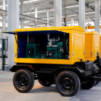 Générateur diesel silencieux Aoda sans balais à refroidissement par eau 200 kW ATS AVR électrique 250 kVA 200 kW
