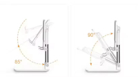 Nouveau support de téléphone portable pour bureau, support de téléphone portable en forme d'astronaute, support de bureau pour téléphone portable, support en PVC créatif en forme de V pour bureau