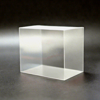 RPET givré écologique personnalisé PP PVC boîte cadeau rectangulaire en plastique marquages clairs pour tasse boîte d'emballage