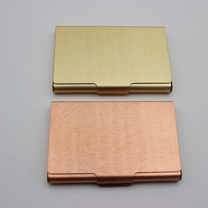 <strong>Brass</strong> Bronze Red Copper Metal Pocket Name <strong>Business</strong> <strong>Card</strong> Holder <strong>Case</strong> - Product Image 2