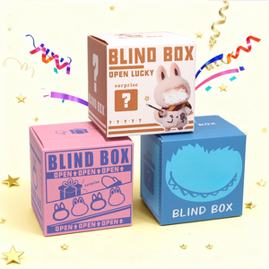 <span class=keywords><strong>Caja</strong></span> Sorpresa <span class=keywords><strong>Misteriosa</strong></span> de Papel Impreso Personalizado con Diseño de Brocha de Maquillaje, Té, Dátiles y Jabón - Product Image 4