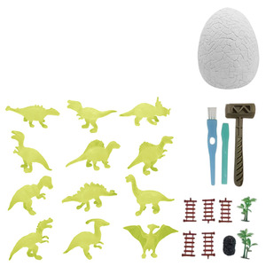 Jouet éducatif Montessori personnalisé amusant de simulation d'archéologie, œufs de dinosaures en plastique, jouet géant pour enfants - Product Image 1
