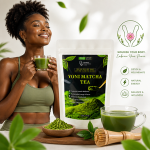 Té Matcha Yoni para el equilibrio hormonal femenino, desintoxicación, bienestar interior, cuidado íntimo natural de primera calidad, Matcha <span class=keywords><strong>World</strong></span>. - Product Image 4