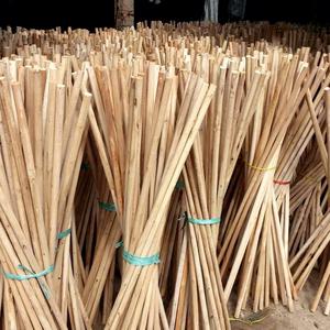 Escoba y recogedor de madera de eucalipto de alta calidad, 2 en 1, con cerdas suaves, 120 cm, portátil, suministro a granel, 48-50 piezas, sin tornillos, para limpieza - Product Image 1