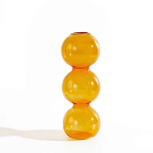 Parametri del prodotto: Nome: Vaso in vetro a bolle Colore: Come da immagine Materiale: Vetro Confezione include: 1 pz X Vaso in vetro a bolle Nota - Product Image 3