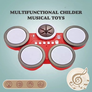 JinYing Nouveaux instruments de musique électroniques intéressants, mini tambour pour bébé, jouet pour enfants - Product Image 3