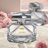 Flacon de parfum en verre slub vide, type à pression, vaporisateur, échantillon cosmétique, 30 ml, diffuseur de luxe, emballage personnalisé avancé
