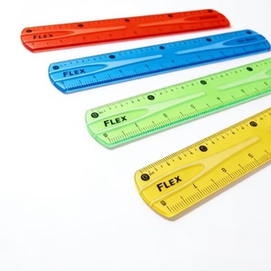 Regla Flexible de Plástico de 20 cm, Resistente a Impactos, Transparente y Flexible para la Escuela - Product Image 4