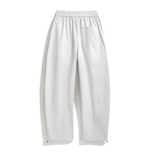 กางเกงผู้ชายทรงตรงสไตล์สตรีทสุดเท่กางเกงลำลองทรงหลวมสำหรับฤดูใบไม้ผลิและฤดูใบไม้ร่วงโลโก้ตามสั่ง - Product Image 4