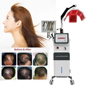 630nm 850nm 940nm Red Light & Infrared Light Helmet Regrowth 450 Diodes Newest Laser Hair Growth For Hair Care