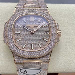 Hip Hop Moda Mecánico Impermeable High-end Material Dia Dial, Ice Dynamic Watch - Product Image 3