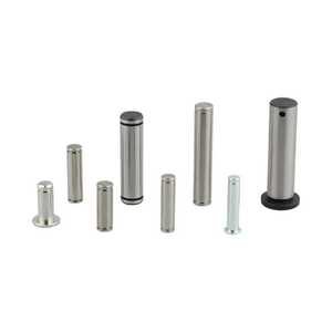 Pièces de machine de précision, goupilles rainurées en acier inoxydable, finition brillante, composants de fixation industriels - Product Image 4