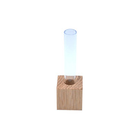 Support personnalisé en bois massif pour flacons d'huiles essentielles, présentoir pour tubes à essai, cadeau de vacances, décoration de bureau et de maison