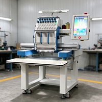 Machine à broder informatisée avec importation de motifs USB, machine à broder multi-aiguilles pour vêtements