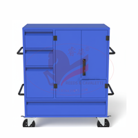 Anches en acier cheval Tack Box Durable Saddle Locker Mobile Tack Locker-Stockage de selle équestre en acier haute résistance