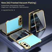 Nouvelle coque de téléphone en PC plaqué pour iPhone Duo, coque de protection avec verre frontal pliable pour Samsung Z Fold 8 Ultra