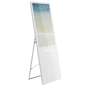 Biển Báo Kỹ Thuật Số Cầm Tay 55Inch Ứng Dụng Trong Nhà Phổ Biến 2023 Cho Banner Quảng Cáo Thông Minh