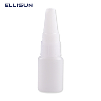 Flacon compte-gouttes vide en plastique de 10 ml pour colle super adhésive avec bouchon à vis