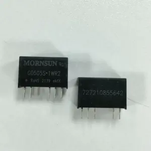 절연 모듈 DC 컨버터 2 출력 5V-5V 100mA, 100mA 4.5V - 5.5V 입력 G0505S-1W