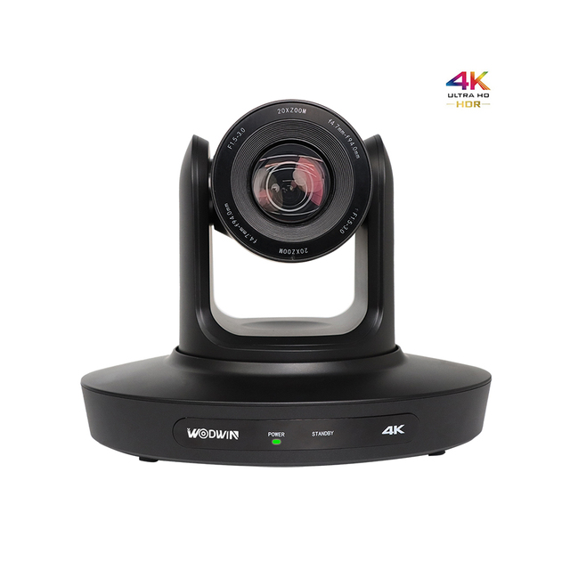 WODWIN Hot Selling 4K 20X Optical Zoom POE USB Voice & AI Auto Tracking 340 Pan/Tilt 3-Year Warranty Video Conference Camera