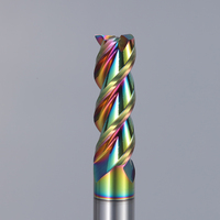 Fraise à queue en carbure de tungstène Lucastool personnalisée HRC55 à 3 cannelures avec revêtement DLC pour aluminium, prise en charge ODM et OEM