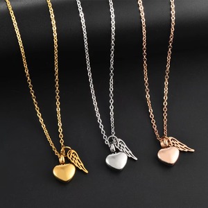Waterproof 316L Stainless Steel Cremation Urn Pendant for Ashes - Durable Memorial Jewelry Keepsake Necklace for Human & <b>Pet</b> - Product Image 2