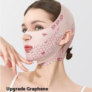 Petit masque de levage de sommeil sculpté en V sans trace anti-affaissement étanchéité du visage pansement français produit de soins de beauté et personnels - Product Image 3