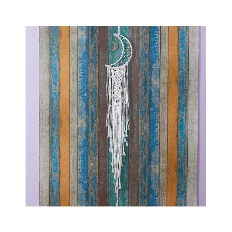 Hot Sell New Design Handmade Moon Tassel Weave Dream Catcher Home Decor Bohemian Style Wall Hanging Tapestry Home Decoration