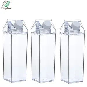 纸箱牛奶形状塑料水瓶单壁方形形状适用于内部和外部
