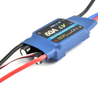 ESC Brushless de Compétition 60A FlyDragon Lite 80A Burst 6S Ready 5.5V 4A BEC pour Avion RC Vente en Gros
