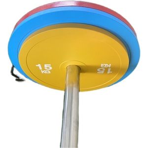 Plaques de poids Olimpic plaques de poids en acier revêtues de caoutchouc de couleur pour la <span class=keywords><strong>gym</strong></span> - Product Image 4