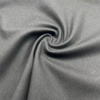 Tissu en cuir PU brossé super doux, extensible dans les 4 sens, 385 GSM, pour robes, jupes et pantalons, vente en gros directe d'usine chinoise