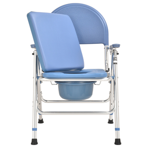 Cũ Người Đàn Ông Hợp Kim Nhôm Nhà Vệ Sinh Ghế Ngồi Tắm Và Vòi Hoa Sen Nhà Vệ Sinh Di Động Ghế Mang Gấp Commode Ghế - Product Image 4