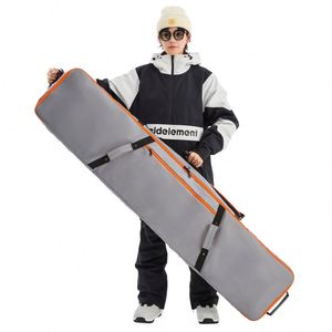 Free Sample Customize Portable Winter Snowboard Protection Soft Cover Sleeve Polyester Detachable Waterproof Full Padded <b>Ski</b> - Product Image 6