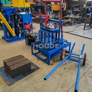 Inşaat çimento tuğla yapma makineleri içi boş tuğla yapma makinesi Cinder kilitleme blok yapma makinesi - Product Image 4